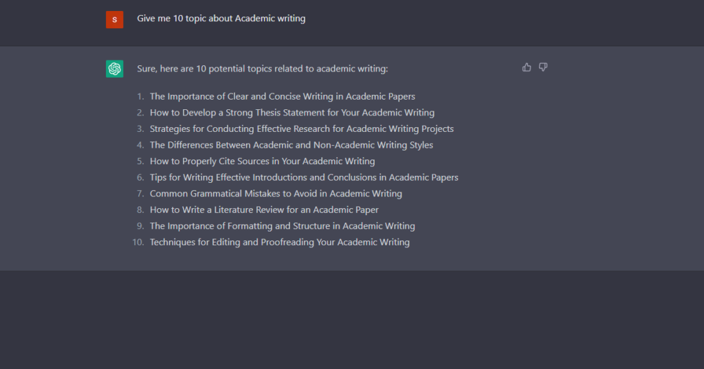 Chat GPT for Academic writing toolsai.net