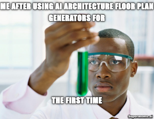 AI Architecture floor plan generators meme